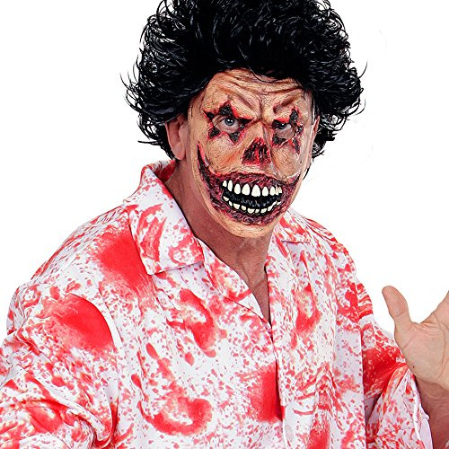 PARTY DISCOUNT NEU Psycho Halbmaske aus Latex