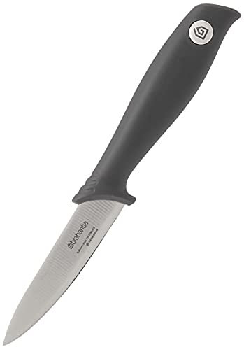 Brabantia Tasty+ Coltello Spelucchino, Dark Grey