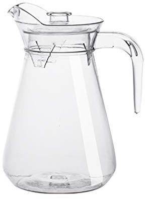 Wasserkrug Acrylkrug mit Deckel ? Krug Saft Kaltwasserkessel 2L Glaskanne