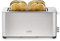 CASO Classico T 4 - Design Toaster, Testurteil: Sehr Gut, 5 Stufen, Inkl. Brötchenaufsatz, Mit zusätzlicher Aufwärm-, Auftaufunktion, für 4 Scheiben Toast