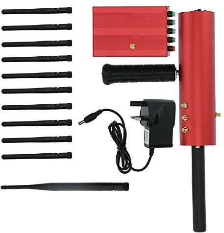 Walfront Handheld Metal Detector Gold Detector Long Range 1500M Diamonds Finder 30M Depth Handheld Pinpointer for Underground Detect Gold Silver Diamonds (UK Plug 100-240V)