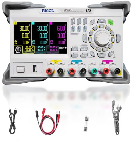 RIGOL Labornetzteil,DP932E Programmable Linear Dc Power Supply,3 Channels,198W Total Power,Maximum Output Range 30V/3A || 30V/3A || 6V/3A