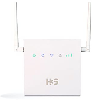 H3S - R01, 4G LTE Routeur (Cat 4), WiFi mobile 802.11b/g/n, MicroSIM, ports Ethernet WAN/LAN, antenne amovible, batterie en option