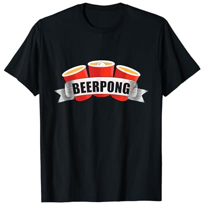 Beerpong Herren Bier Pong Bierpong T-Shirt
