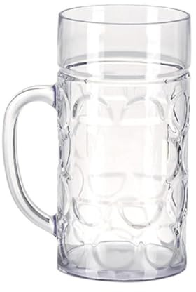 Kalttoy Unzerbrechlicher Kunststoff-Bierkrug Bruchsichere Biergläser Club Bar Party Kaltgetränke Tasse Wiederverwendbare Trinkwasserbecher Klare Bierbecher