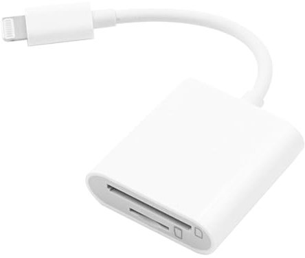CENPEK SD-Kartenleser mit Zwei Steckplätzen für iOS-Geräte, unterstützt SD-TF-Karten, Gaming-SD-Kartenadapter, schnelle Übertragung von Fotos und Videos