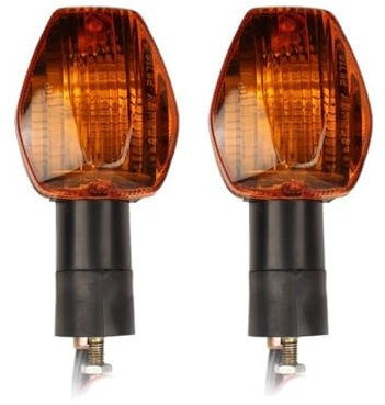 WANGZEYU Blinker Motorrad Motorrad -Kurvensignale Leuchten Anzeigen for Honda verwendet CBR600 f 4i /F5 CBR1000 RR CBR600 CB900 Hornet 919 CB900 CB400 05 -UP CB1300 Motorrad Blinker (Color : Orange)