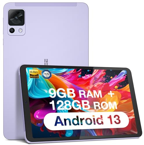 DOOGEE T20 Mini Tablette Android 13, 2K 8.4 Pouces, 9Go+128Go/1To Octa Core Tablette Tactile, TÜV Certificat, Widevine L1 Tablette Android, Fine et légère de Tablette,Face ID/Caméra 13MP/5060mAh