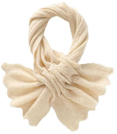 Warmer Kaschmirschal für Damen und Mädchen, beige, One size