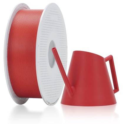 Bambu Lab - Filamento per stampante 3D PETG HF, filamento ad alta velocità da 300 mm/s, facile da stampare in PETG rapido con finitura liscia, materiale di stampa 3D, 1kg, Rosso