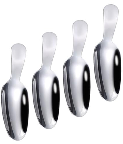 Amosfun 4 Piezas Cucharadita Cucharadita Cucharadita Cucharada De Té Para El Hogar Cuchara De Postre Para El Hogar Cucharas Para Bebés Cuchara De 5 Gramos Cubiertos De Viaje Cucharas De