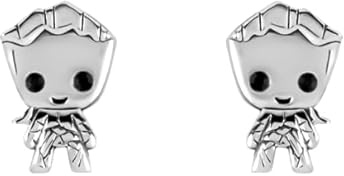 Pendientes de tuerca de plata de ley 925, talla única, Plata de ley, Sin piedra preciosa