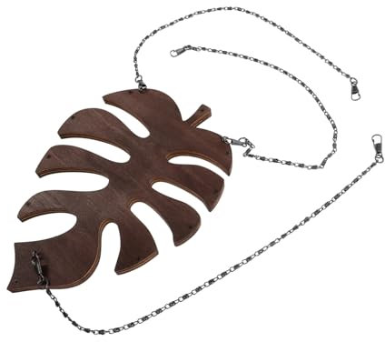 UTHCLO Flaschenregal Für Stielgläser Stilhalter Weingläser Mit Monstera- Zum Aufhängen Wand Schrank Weinglas Halterung Umhängen Für Bar Zuhause Küche