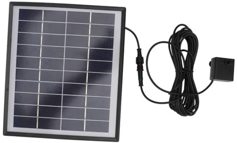 UKCOCO 5w Pompe à Eau Solaire Cascade Pour Bain Oiseaux Pompe Flottante Pour Jardin Et Petit Bassin h