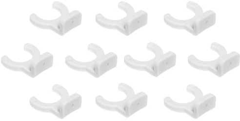 Creative Hobbies White Plastic Mounting Bracket for Night Light Shade - Clips onto Night Light Module Base - Pack of 10