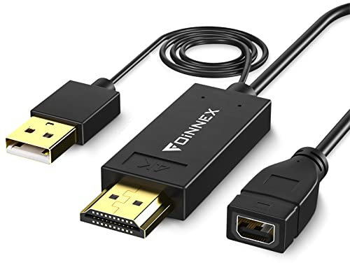 FOINNEX Adattatore HDMI a Mini Displayport, 4K 30Hz Convertitore HDMI a Mini DP, Adapter Connettori HDMI to MiniDP per MacBook Pro Mac Mini HP PC Dell Apple Cinema Display (24/27/30 pollici) iMac