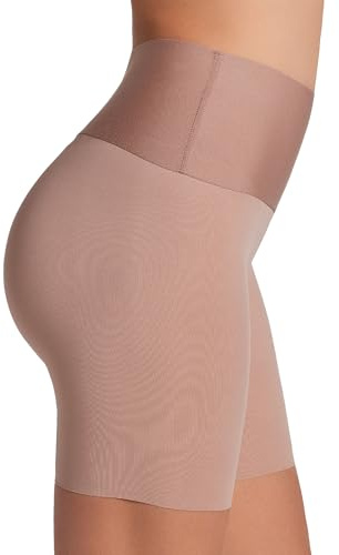 Leonisa Seamless Tummy Control Shapewear Shorts for Women, High Waisted Slip Shorts with Waist and Thigh Shaping, Stay-in-Place Control Knickers with Butt Lifting Effect