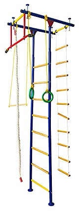 1 x Espalier en Acier avec equipements Sportifs pour Enfants