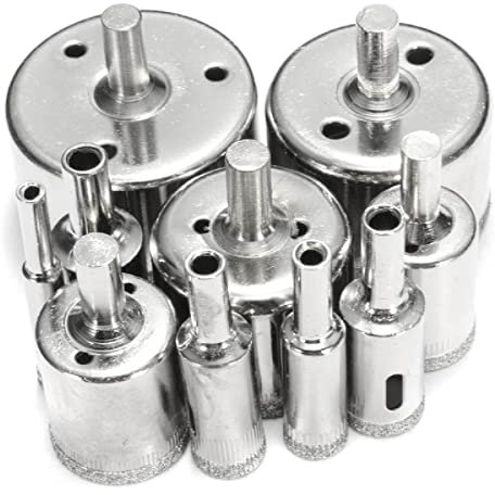 Drill Bit 14pcs/Set Diamond Coated Drill Bit 3-70mm for Tile Marble Glass Ceramic Hole Saw Drill Diamond Core Bit