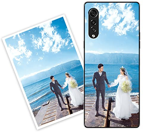 Sunrive Personalisierte Hülle kompatibel mit LG Velvet 5G Silikon,Transparent Handyhülle Benutzerdefiniert Weicher Etui mit Eigenem Foto Bild Text Individuelle