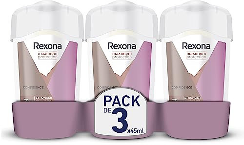Rexona Confidence Deostick Anti-Transpirant, 96H, 45 ml, 3 Stück