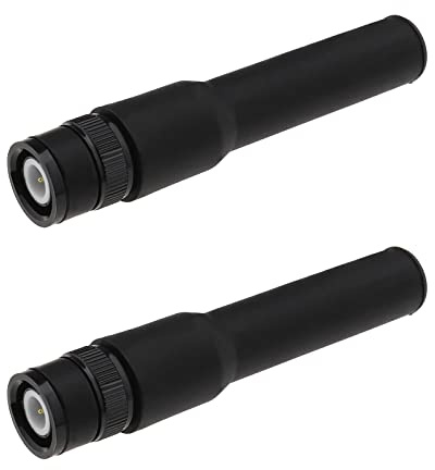 Be In Your Mind 2 Stück Walkie Talkie Antenne Kompatibel mit Uniden SR30C Bearcat BC125AT BCD436HP BC75XLT BCD325P2 Radio BNC Stecker Soft Antenne 20MHz - 1300MHz