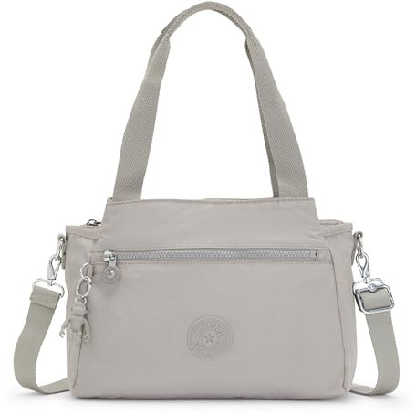 Kipling Elysia Mittelgroße Schultertasche, Schultertaschen, Grey Gris (Grau)