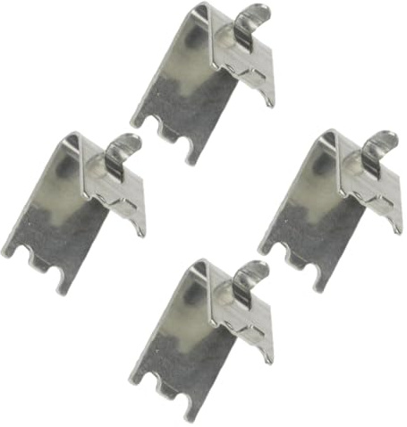 CAXUSD 4pcs Refrigerator Shelf Clamp Shelf Clips Freezer Clamps Clips for Freezer Storage Support for Kitchen Storage