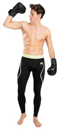 Venum Herren Fusion 2.0 Spats Leggings, Schwarz/Gelb, Medium