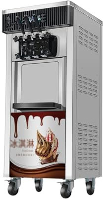 HASMI Gelatiera Distributore Automatico di Attrezzature for Il congelamento di Coni Dolci dal Sapore Tricolore Mobile for gelatiere Macchina per Gelati