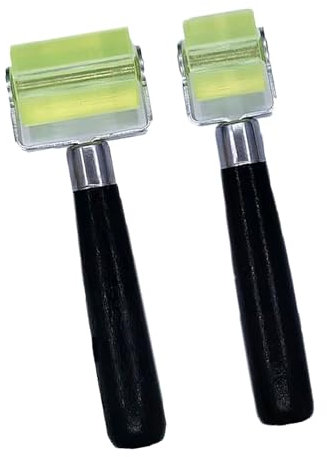 2 rulli di spinta, rullo di pressione, 30 mm e 50 mm, in silicone, rullo di pressione a mano, rullo bitume, rullo per carta da parati, rullo piccolo per colla per bordi, Anpr