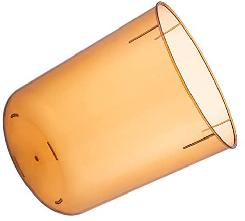 BUGUUYO Papelera Tapa Cubo De Reciclaje Contenedor De Residuos Plástico Transparente