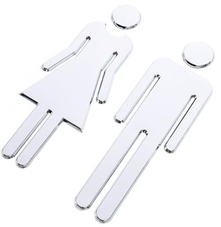 Ciieeo 1 Set Frauen Und Männer Wc Zeichen Abs Unterscheidung Zeichen Für Hotel Waschraum