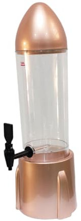 Sharplace Dispensador de Bebidas de Donantes de Cerveza Placas de Jugo de 3L -Manks -Juice Donor Beer For Bar Meetings, Oro Rosa, Individual