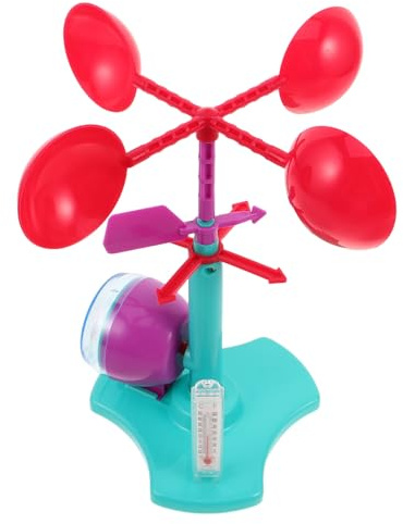 Abaodam Boys and Girls Science Kit Experiment Wind Anemometer Weather Learning Educational Toys for Year Olds Physics Education Tool