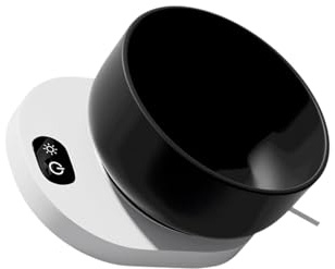 Allayu Vinterskål för husdjur utomhus, termoskål för hundar, erbjuder effektiv uppvärmning och automatisk temperaturkontroll för husdjur, justerbar temperatur, husdjursmatare, USB-laddningsbar