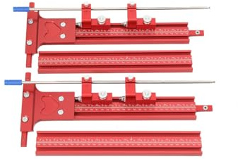 Cozyel Guida Parallela in Lega di Alluminio con Scala Laser, Sistema Guida per Sega Circolare Modulabile con Blocco Regolabile per Tagli Precisi del Legno
