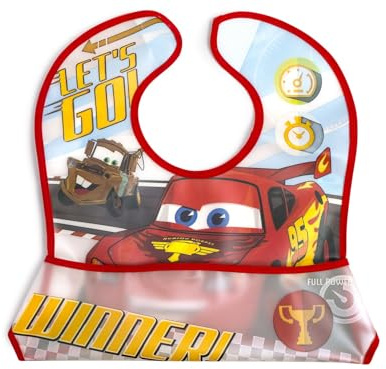 Lulabi Disney Cars Bavaglino in Peva, Chiusura a Strappo