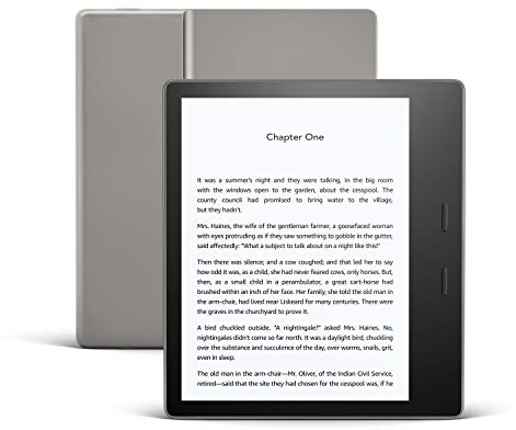 Kindle Oasis | Now with adjustable warm light | Waterproof, 32 GB, Wi-Fi + Free mobile connectivity | Graphite
