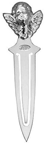 SILBERKANNE Geldklammer Lesezeichen Engel L 10 cm Silber 925 Sterling in Premium Vearbeitung