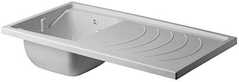 Vasca lavatoio e lavatrice in Polipropilene Ricambio Reversibile 109 x 60 ideale per ambienti esterni e interni