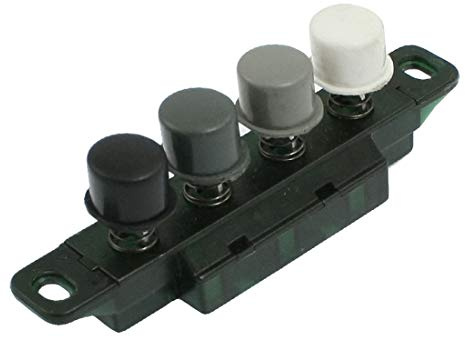 New Lon0167 AC 250V/125V Featured 1A 4 Keys Reliable Efficacy Interlock Push Button Switch for Fan(id:86b 69 B-c 4ce)