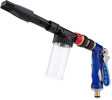 Pistola a spruzzo per spruzzatore di schiuma di lavaggio ABS blu Strumento di pulizia speciale Lancia per schiuma di neve per lavaggio auto