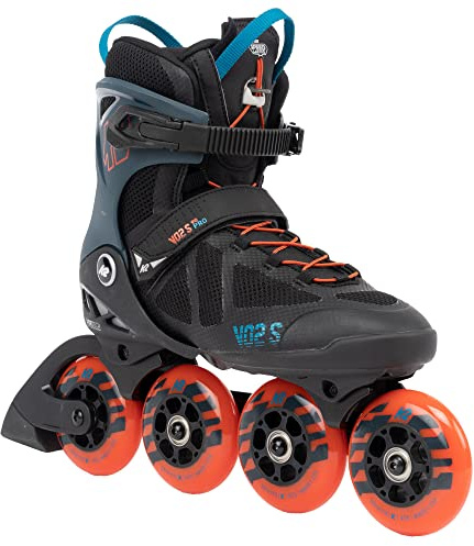 K2 Skates Unisex Inline Skates VO2 S 90, black - blue - orange, 30G0245