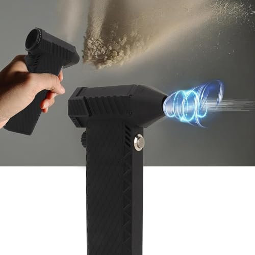 Fabater Mini Ventilatore a Secco Jet Fan, Lo Spolverino Elettrico Compatto Ad Alta velocità 110.000 Giri/min Sostituisce la Bomboletta di Aria Compressa, Soffiatore Turbo Jet per Auto