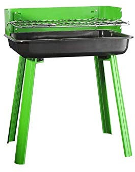 MYVVKIA Parrilla de Barbacoa Parrilla de Barbacoa de carbón portátil Plegable al Aire Libre Barbacoa de carbón de Acero Inoxidable Parrilla de Kebab Parrilla Plegable Parrilla p