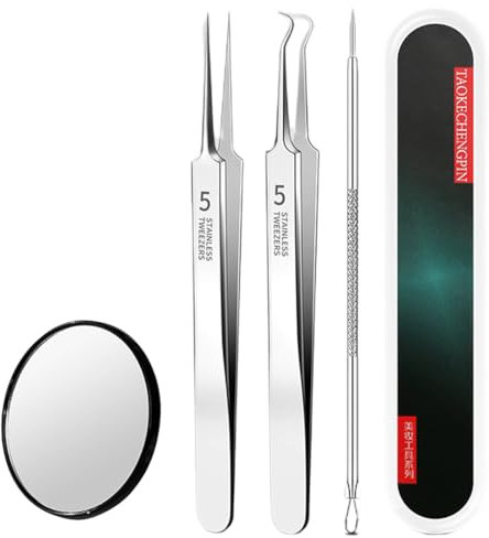 Togli i Punti Neri - Acciaio Inossidabile Blackhead Remover Togli i Macchie Acne Dal Viso Rimozione Punti Neri Dal Viso Rimozione Di Macchie Acne Togli i Le Macchie Dal Viso Naso Pulizia Pulizia Viso