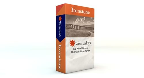 Womersleys Ironstone Heritage Lime Mortar Saltaire Pre Mixed Natural Hydraulic Lime and Sand 25kg Bag