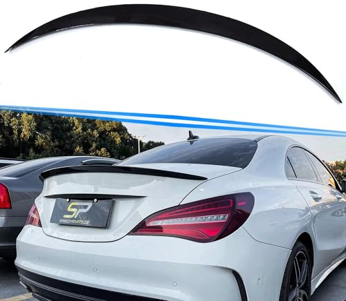 Schwarz Heckspoiler Spoiler Hecklippe Heckflügel passend für Mercedes Benz CLA C117 W117 CLA45 AMG 2013-2018