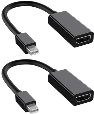 Displayport - Cable adaptador hembra a HDMI para dispositivos, convertidor de sonido de vídeo 1080P, cable de pantalla DP a HDMI hembra